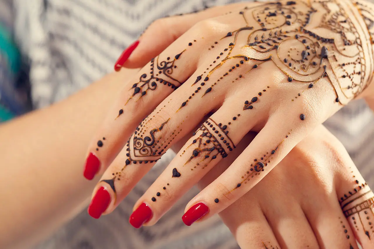 Henna Tattoo selber machen, Anleitung, Muster, Motive, Vorlagen