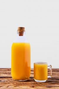 Ingwer Shot Rezept mit Orange Zitrone