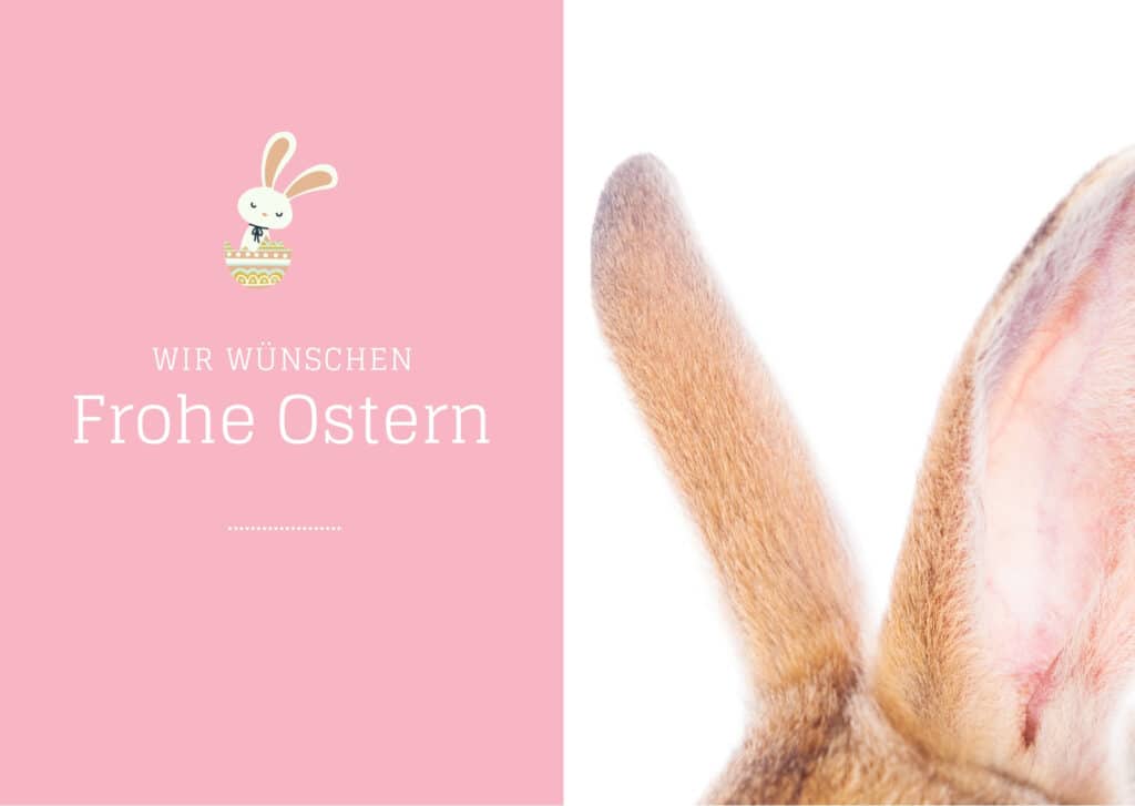 Frohe Ostern Pink